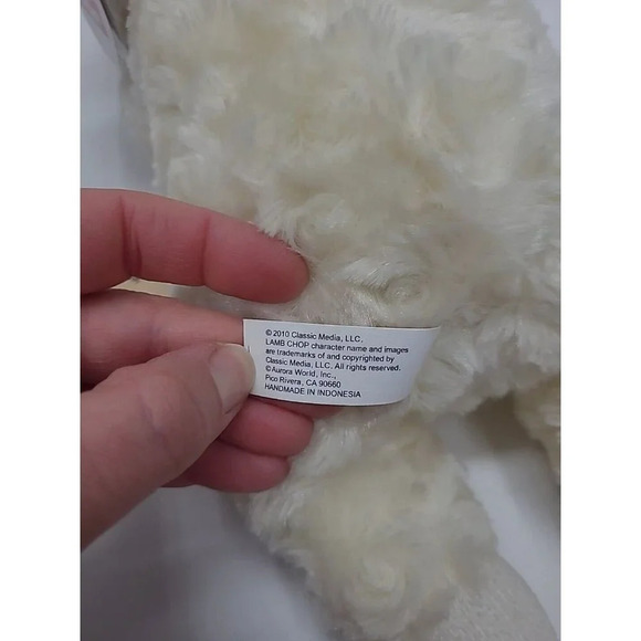 Aurora LambChop Plush New with Tags Sherry Lewis Lamb Stuffed Animal - Picture 6 of 8